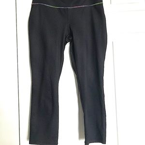 Black Capris Exercise Leggings